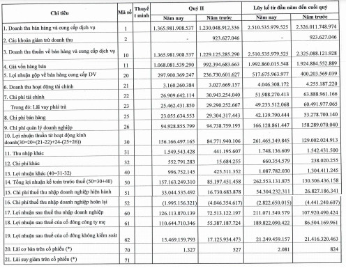 Mỏ Việt Bắc (MVB) báo lãi sau thuế nửa đầu năm 2021 đạt 211 tỷ đồng, gần gấp đôi cùng kỳ 2020 - Ảnh 1.