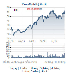 Một cổ đông lớn vừa bán hơn 1 triệu cổ phiếu LHG ở vùng đỉnh, thu về gần 60 tỷ đồng - Ảnh 1.