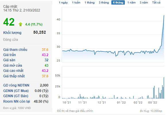 Một cổ phiếu họ Viettel âm thầm vượt đỉnh lịch sử, bứt phá gần 50% chỉ sau vài phiên giao dịch - Ảnh 1.