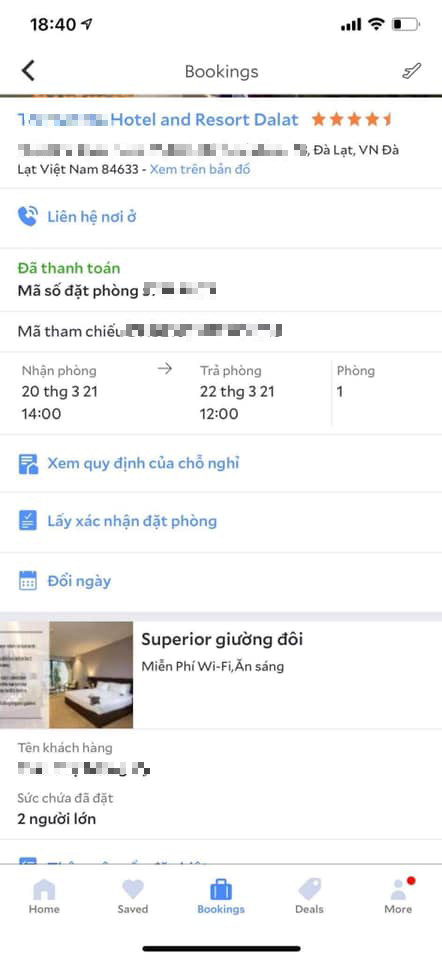 Một cú lừa từ ứng dụng đặt khách sạn nổi tiếng: Bị tố làm việc mất uy tín và kém chuyên nghiệp, nhận tiền nhưng không đặt phòng, tự ý hủy phòng trước giờ check-in của khách? - Ảnh 1.
