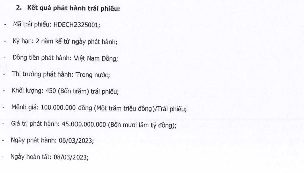 Một doanh nghiệp sản xuất VLXD hoàn tất huy động trọn lô trái phiếu trong vòng 2 ngày đầu tháng 3/2023 - Ảnh 1.