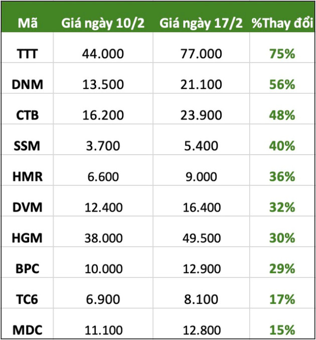 Một loạt cổ phiếu ngược dòng trong tháng thị trường giảm mạnh: Quán quân trên HOSE gây sốt với game thoái vốn, kỳ lân công nghệ vẫn bứt phá 285% - Ảnh 2.
