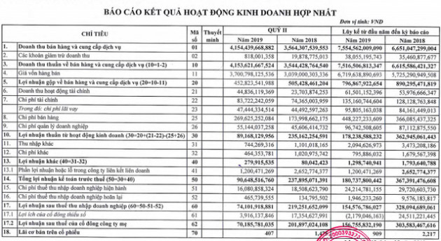 MPC giảm phân nửa lãi ròng về chỉ còn 155 tỷ sau 6 tháng, thực hiện chưa đến 11% chỉ tiêu - Ảnh 1.