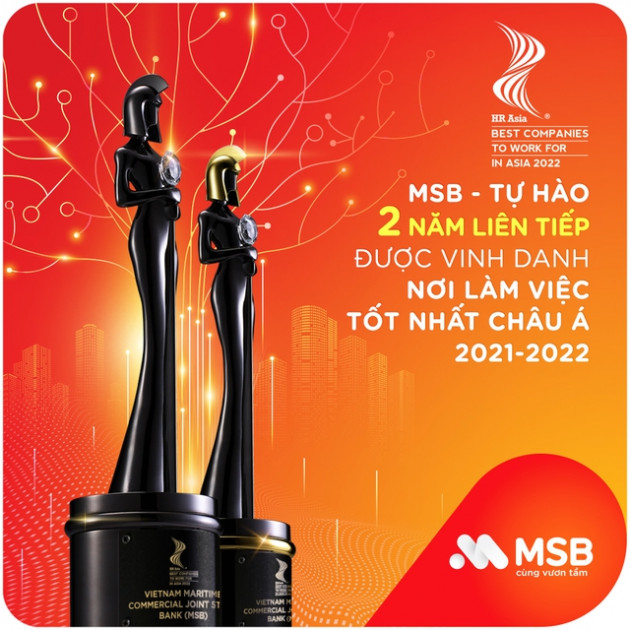 MSB tiếp tục lọt danh sách “Nơi làm việc tốt nhất châu Á” - Ảnh 1.