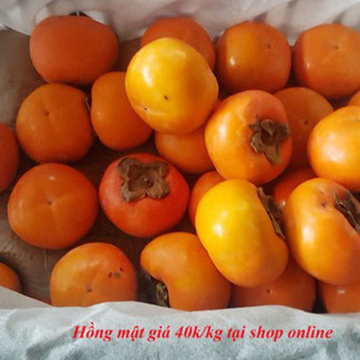 Mua online 40k/kg hồng mật tưởng giá hời, ai ngờ y chang hồng giòn 20k bán ngập chợ dân sinh