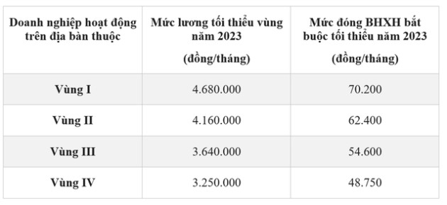 Mức đóng BHXH bắt buộc thay đổi ra sao trong năm 2023? - Ảnh 7.