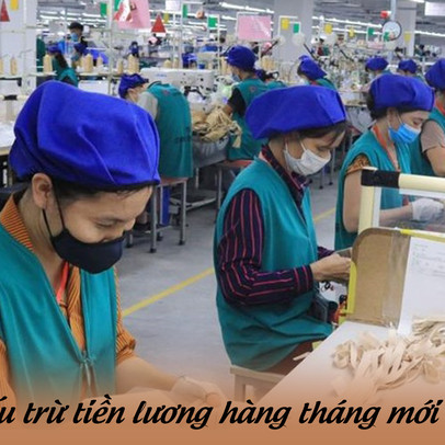 Mức khấu trừ tiền lương hàng tháng mới nhất của người lao động