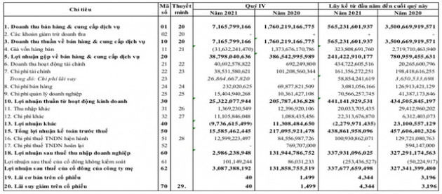 Năm Bảy Bảy (NBB): Quý 4 lãi vỏn vẹn 3 tỷ đồng, giảm 98% so với cùng kỳ 2020 - Ảnh 1.