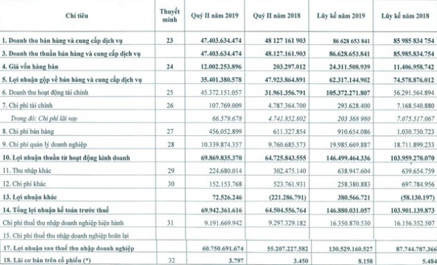 Nam Tân Uyên (NTC) hoàn thành kế hoạch lợi nhuận năm 2019 sau 6 tháng, nắm giữ hơn 1.300 tỷ tiền mặt - Ảnh 1.