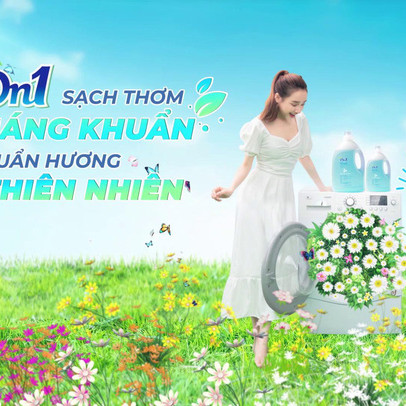 Nâng tầm nước giặt bằng hương thơm tinh tế