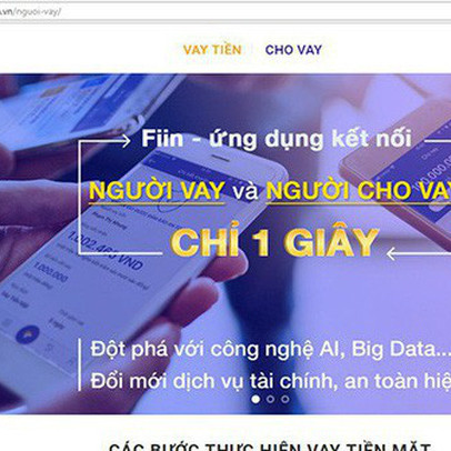 NextTech tính kiện start-up FIIN vì "giống" Vaymuon.vn