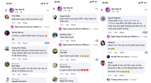 Ngân hàng bán vé nhạc hội: Cake thành công mỹ mãn với liveshow Mỹ Tâm - Ảnh 3.