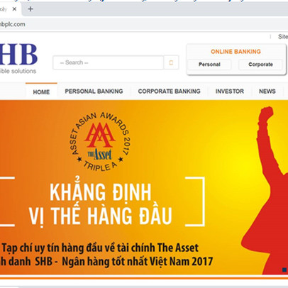 Ngân hàng cảnh báo thủ đoạn giả mạo website để lừa khách hàng ngân hàng