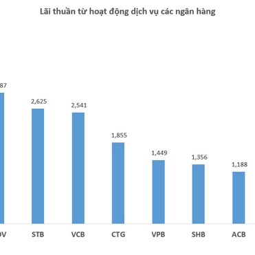 Ngân hàng nào đang kiếm lãi nhiều nhất từ hoạt động dịch vụ? - Ảnh 2.