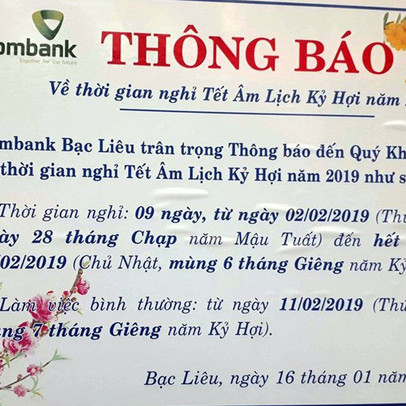 Ngân hàng nghỉ Tết, ATM cũng…nghỉ theo