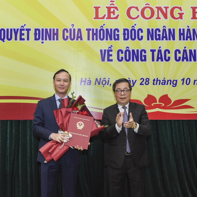 Ngân hàng Nhà nước bổ nhiệm nhiều lãnh đạo mới