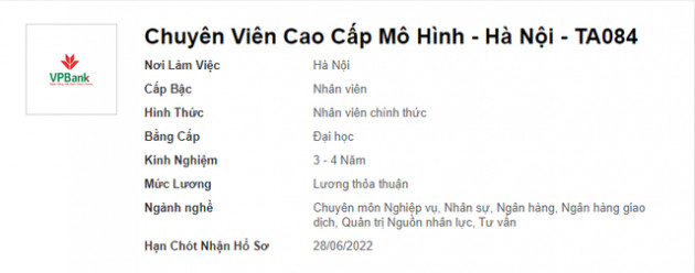 Nghề Ngân hàng: Lương cao, stress cũng cao, thậm chí VPBank còn tiên phong tuyển chuyên gia lo giải quyết vấn nạn stress cho nhân sự! - Ảnh 4.