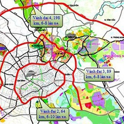 Nghiên cứu đấu giá quỹ đất để tạo vốn đầu tư đường vành đai 3, 4 TP.HCM