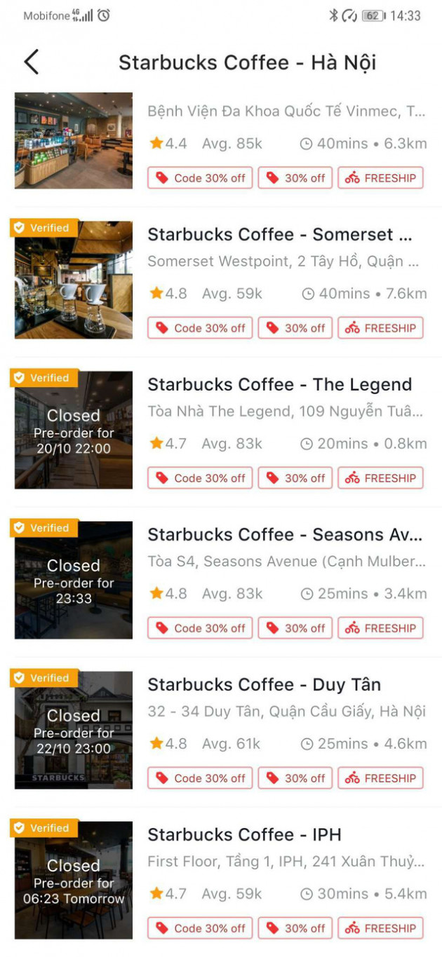 Nguồn nước bị ô nhiễm, Starbucks đóng cửa một loạt cửa hàng tại Hà Nội - Ảnh 2.