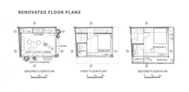 Nhà 18 m2 vẫn đủ công năng sau khi bỏ toàn bộ tường gạch - Ảnh 2.