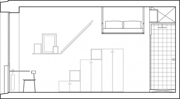 Nhà 18m2 gây sốt với thiết kế quá thông thoáng và tiện nghi - Ảnh 10.