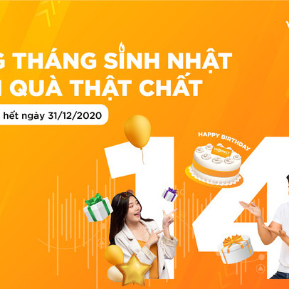 Nhà đầu tư hưởng ưu đãi lớn chưa từng có nhân dịp sinh nhật VNDIRECT