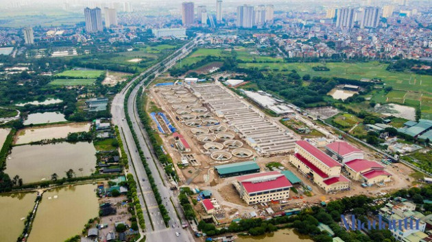 Nhà máy xử lý nước thải hơn 800 triệu USD ở Hà Nội ra sao sau 6 năm thi công?