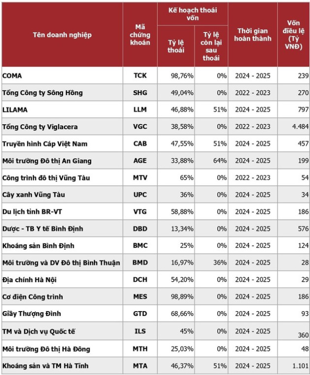 Nhà nước sẽ thoái vốn loạt doanh nghiệp trên sàn chứng khoán, bao gồm công ty mai táng, thị giá chỉ 300 đồng/cp - Ảnh 4.