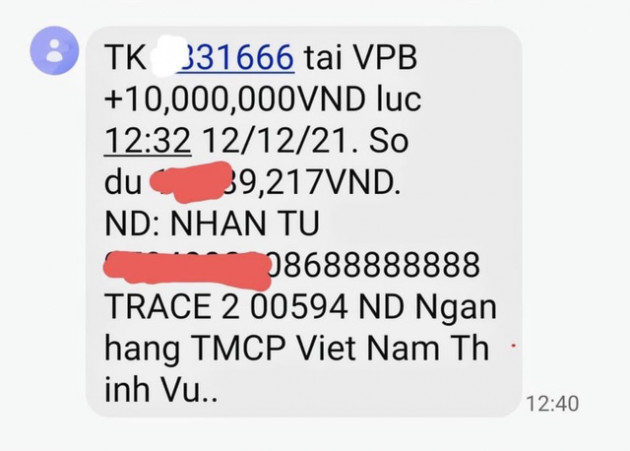 Nhận được 2 triệu đồng chuyển nhầm và tốt bụng trả lại, không ngờ bốc hơi luôn mấy chục triệu trong tài khoản - Ảnh 1.