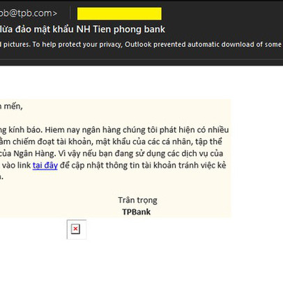 Nhận được email cảnh báo lừa đảo từ ngân hàng, đây là cách tôi ngay lập tức nhận biết người gửi mới chính là kẻ lừa đảo