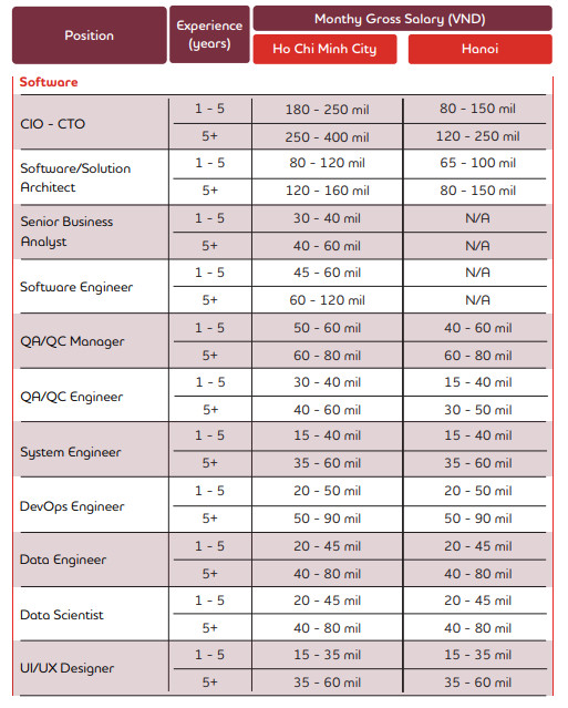 Nhân sự trong những lĩnh vực này đang được săn đón nhất ở Việt Nam, có vị trí lương tới 600 triệu/tháng - Ảnh 3.