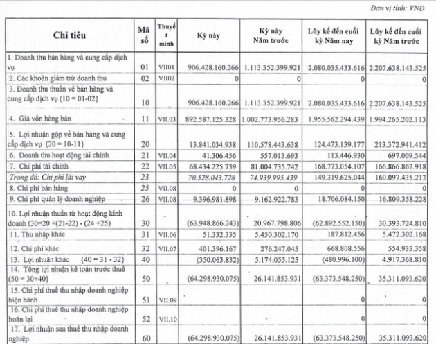 Nhiệt điện Cẩm Phả (NCP) lỗ 64 tỷ đồng trong quý 2, nâng tổng lỗ lũy kế lên trên 1.100 tỷ đồng - Ảnh 1.