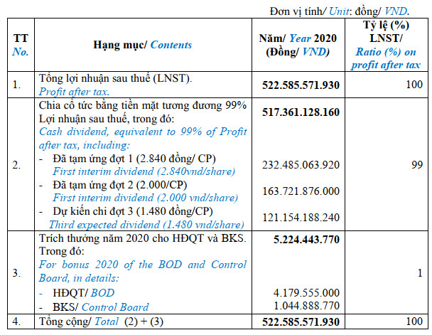 Nhựa Bình Minh (BMP) dành 99% lợi nhuận của năm 2020 chia cổ tức cho cổ đông - Ảnh 2.