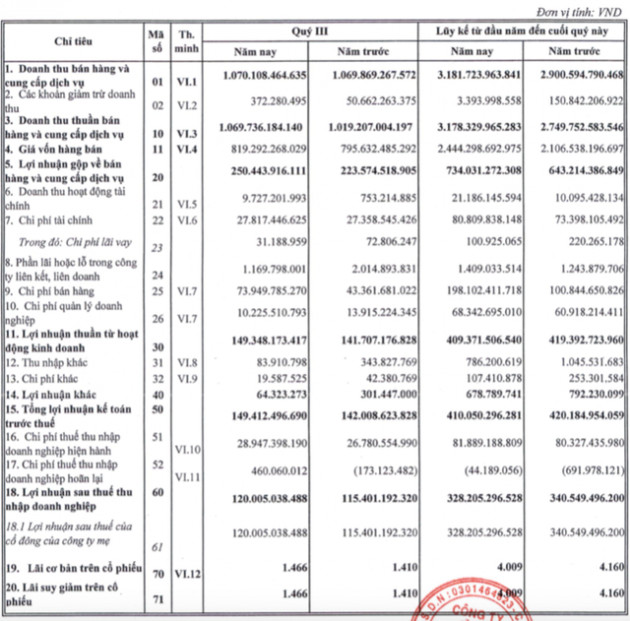 Nhựa Bình Minh giảm lãi trước thuế 9 tháng về 410 tỷ đồng, thực hiện 76% chỉ tiêu - Ảnh 1.