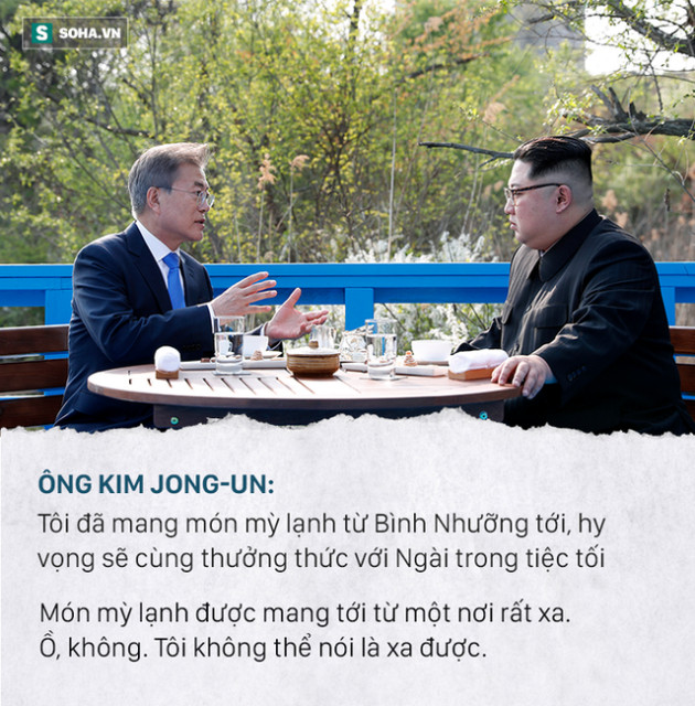  Những đoạn đối thoại thú vị giữa 2 ông Kim Jong-un và Moon Jae-in ở thượng đỉnh liên Triều - Ảnh 7.