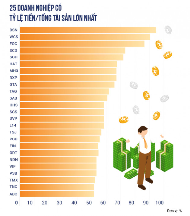 Những doanh nghiệp tiền nhiều không biết để làm gì trên thị trường chứng khoán - Ảnh 2.
