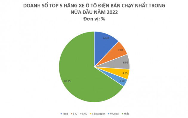 Những thương hiệu xe điện nào đang thống trị thị trường toàn cầu trong nửa đầu năm? Gọi tên 5 mẫu xe điện bán chạy nhất thế giới - Ảnh 1.