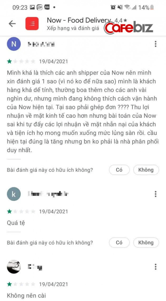 Now hứng bão 1 sao liên tiếp 4 ngày qua sau phàn nàn của một tài xế trên Facebook - Ảnh 1.