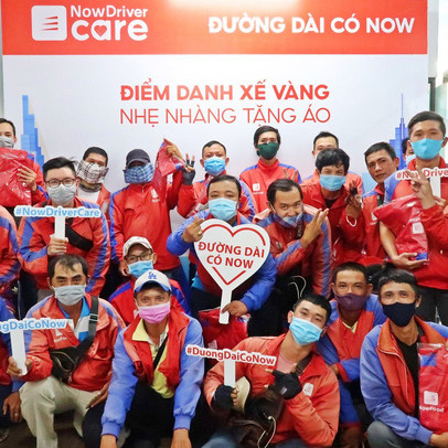 NowFood dành mỗi tháng 100 triệu cho quỹ Chăm sóc tài xế