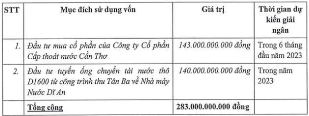 Nước Thủ Dầu Một muốn lùi thời gian đấu giá 10 triệu cổ phiếu trên HoSE - Ảnh 1.