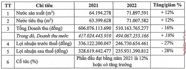 Nước Thủ Dầu Một (TDM): Kế hoạch lãi trước thuế 247 tỷ đồng năm 2022 từ hoạt động bán nước, dự kiến tăng vốn điều lệ lên 1.200 tỷ đồng - Ảnh 2.