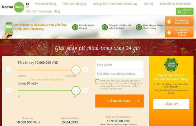 Núp bóng công tài chính, đẩy lãi suất 'cắt cổ' hơn 700%