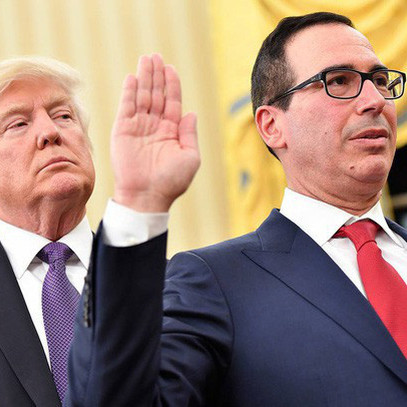 Ông Trump ca ngợi Bộ trưởng tài chính Mnuchin nhưng không quên chỉ trích FED