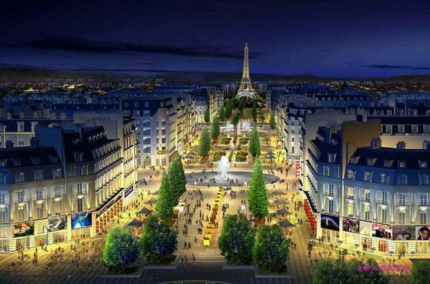 “Paris phiên bản lỗi” bỏ hoang của Trung Quốc: Từ tham vọng về thành phố hoa lệ giữa lòng châu Á tới cảnh ngán ngẩm hiện tại - Ảnh 1.