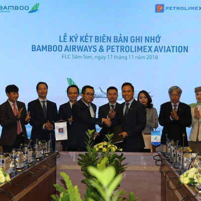 Petrolimex cam kết đồng hành cùng Bamboo Airways, tiến tới hợp tác toàn diện với Tập đoàn FLC