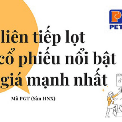 PGT liên tiếp lọt Top cổ phiếu nổi bật tăng giá mạnh nhất