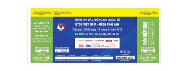 Phân biệt vé giả trận đấu giữa Việt Nam vs Thái Lan: Cẩn thận tiền mất tật mang - Ảnh 2.