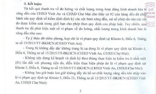 Phạt 2 cửa hàng xăng dầu có vấn đề về chất lượng - Ảnh 1.