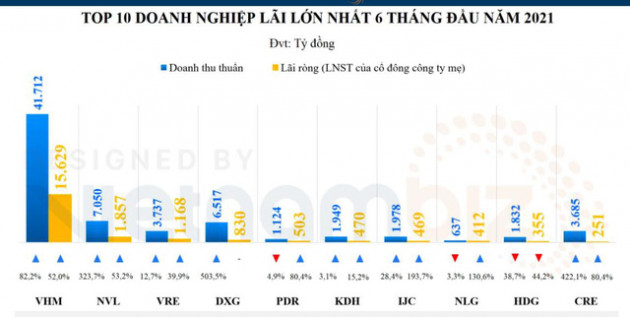 Phát Đạt lọt Top 5 doanh nghiệp có lợi nhuận cao nhất đầu năm 2021 - Ảnh 1.