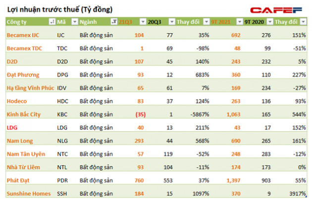 Phát Đạt, Nam Long, NBB…lãi đột biến trong quý 3/2021, cổ phiếu nhóm bất động sản đồng loạt dậy sóng - Ảnh 5.